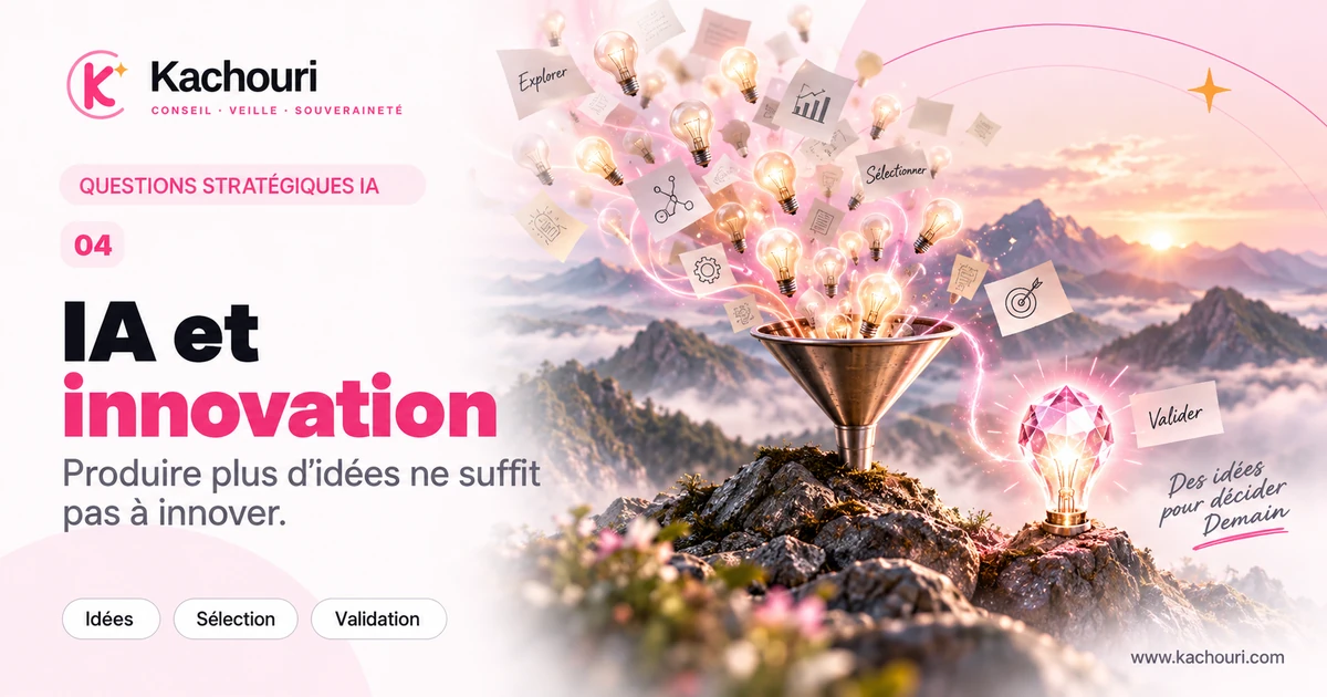 IA et innovation : produire plus d'idées ne suffit pas à innover
