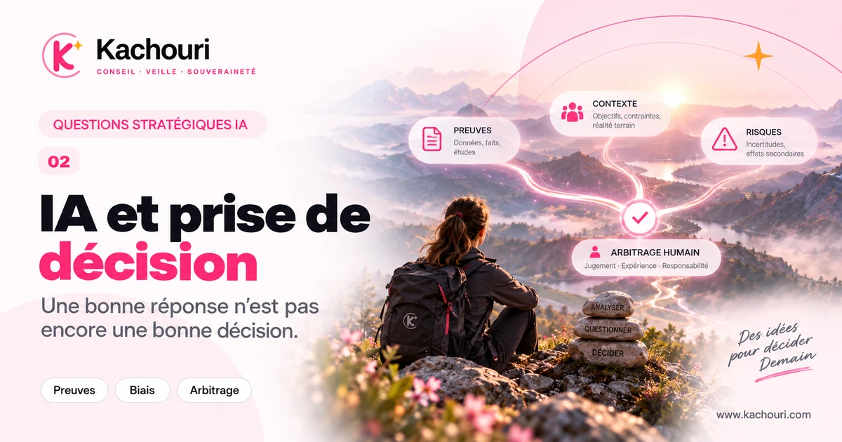 IA et prise de décision : pourquoi une meilleure réponse ne garantit pas une meilleure décision